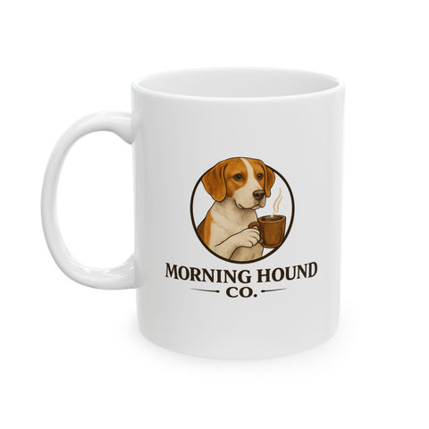 Morning Hound Co. Ceramic Coffee Mug